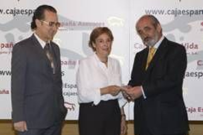 Miguel Ángel Álvarez, Carmen Carlón y Santos Llamas