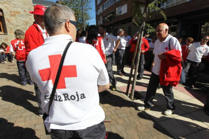 Encuentro de voluntarios de Cruz Roja en Ponferrada, en una imagen de archivo.