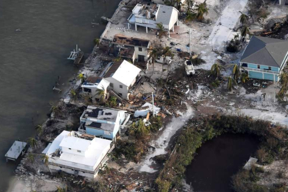 Vista aérea de Florida tras el paso del huracán ‘Irma’. MATT MCCLAIN