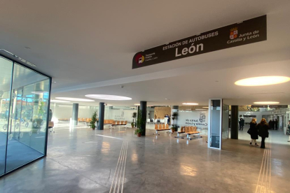 La estación de autobuses de León ya reformada. RAMIRO