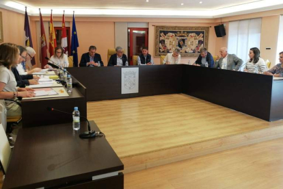Un momento de la reunión del Consejo Agrario Provincial en Valencia de Don Juan. DL