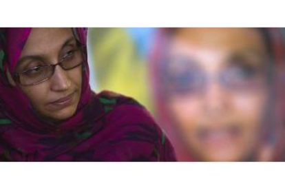 La activista saharaui Aminatou Haidar