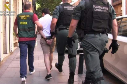 El joven detenido por la Guardia Civil en el verano de hace dos años. DL