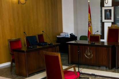 Una sala de vistas.