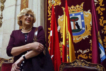 La alcaldesa de Madrid, Manuela Carmena, llega al ecuador de su mandato.