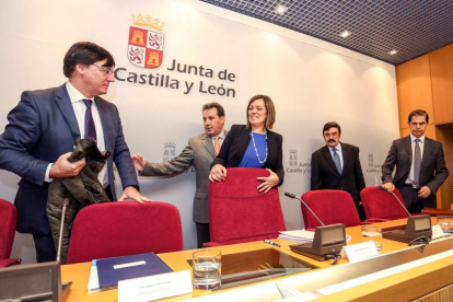 Marcos se reunió con Duero, Tajo, Ebro y Miño-Sil. EFE