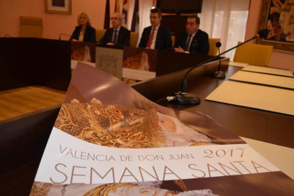 Presentación de la Semana Santa coyantina ayer. MEDINA