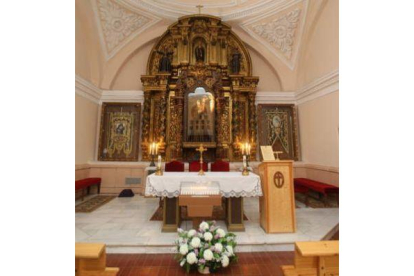 Interior de la capilla de la cofradía de Jesús Nazareno.