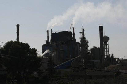 La fábrica de Torraspapel en Montañana.