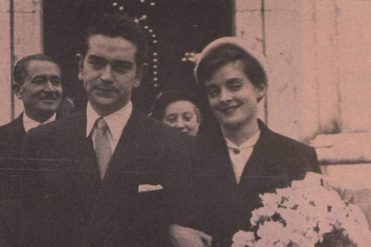 Ignacio y Josefina, el día de su boda