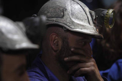 José Antonio Pérez, uno de los mineros encerrados desde el lunes en Santa Cruz