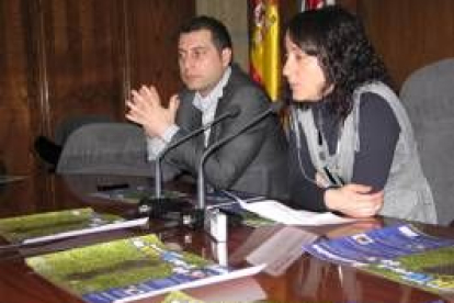 Reiner Cortés y Susana Téllez durante la presentación del programa