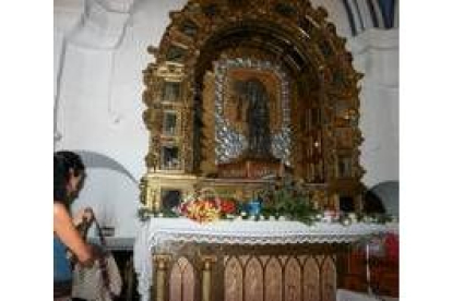 El camarín de la Virgen es uno de los espacios ya restaurados