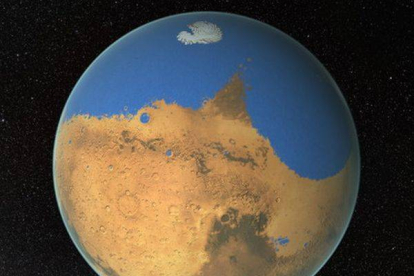 Marte tuvo agua como para cubrir todo un planeta.