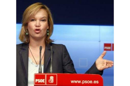 La secretaria de Organización del PSOE, Leire Pajín.