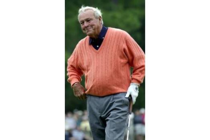 Arnold Palmer, el pasado abril, cuando participó en Augusta