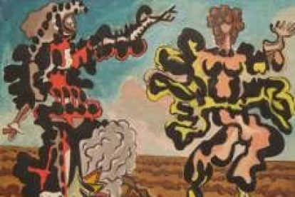 «Marte y Venus», del pintor surrealista gallego Eugenio Granell