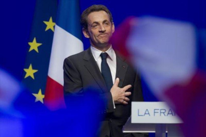 Sarkozy, en las pasadas presidenciales francesas, el 6 de mayo del 2012.