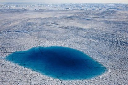 En la fotografía se aprecia el glaciar Humboldt, en Groenlandia.