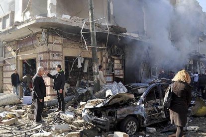 Un atentado en la ciudad siria de Homs se salda con al menos 32 muertos.