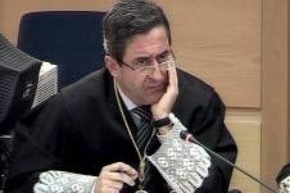 El fiscal jefe de la Audiencia Nacional, Javier Zaragoza, durante la celebración del juicio
