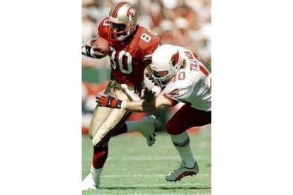 Pat Tillman durante un partido en San Francisco