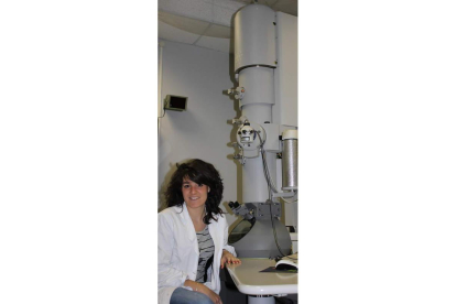 Sara Alvira de Celis, en el Centro Nacional de Biotecnología.