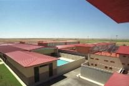 Cárcel de Villahierro, en Mansilla, una de las dos que forman el Centro Penitenciario de León