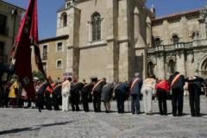 Los concejales se despiden del Cabildo en la ceremonia del año pasado