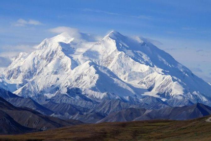 Panorámica del monte Denali, antes McKinley, en el sur de Alaska.