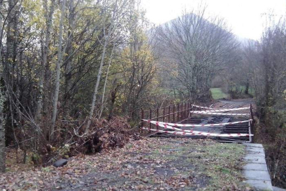 Las obras del camino natural comenzaron en el verano de 2015. DL