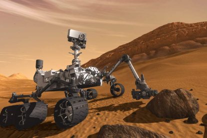 El robot ‘Curiosity’ investigará si existen o si se han dado alguna vez condiciones para que haya vida microbiana.