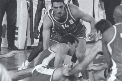 Toñín Llorente, sobrino de Gento, jugó en Baloncesto León. DL