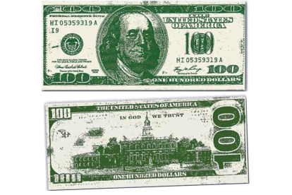 El sumario reproduce imágenes de los dólares que cambió el acusado en una entidad bancaria. DL