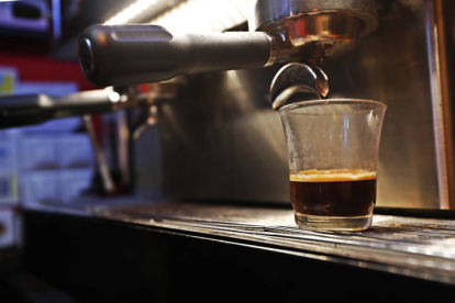 Una máquina de café en un bar de León. RAMIRO