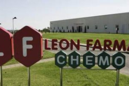 Las instalaciones de León Farma en el polígono industrial de Navatejera.
