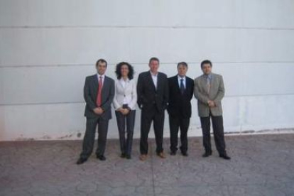 José Manuel Cendón, Belén Fernández, José Antonio Cartón, Francisco Álvarez y José Luis Ramón