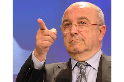 El vicepresidente de la CE y comisario europeo de la Competencia, Joaquín Almunia.
