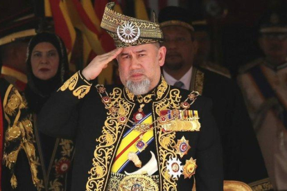 El rey de Malasia, el sultán Mohamed V de Kelantán.