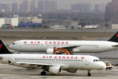 Aviones de Air Canada.