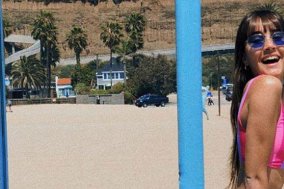 Aitana Ocaña ha vuelto a subir la foto en bikini en una playa de California por la que recibió algunas críticas.