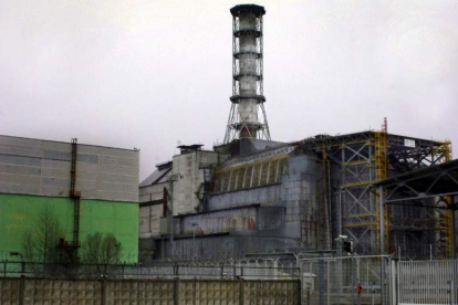 Reactor número 4 de la central nuclear de Chernóbil. R. MARQUINA