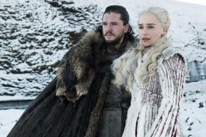 Jon Snow y Daenerys Targaryen, dos de los personajes protagonistas de Juego de tronos.