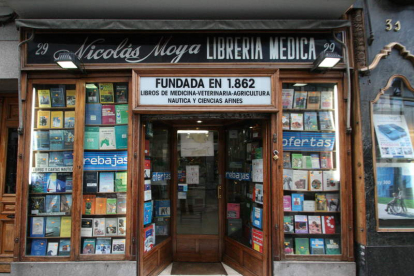 Imagen de la madrileña librería de Nicolás de Moya. DL