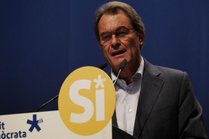 Artur Mas, en un acto reciente en Mollerussa.
