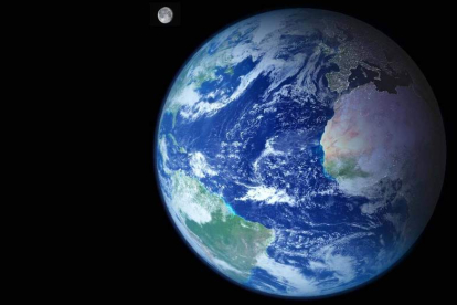 El planeta identificado tiene un tamaño similar al de la Tierra. dl