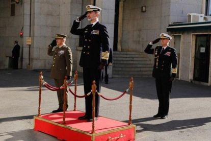 El Rey Felipe VI visita el Cuartel General del Estado Mayor de la Defensa.