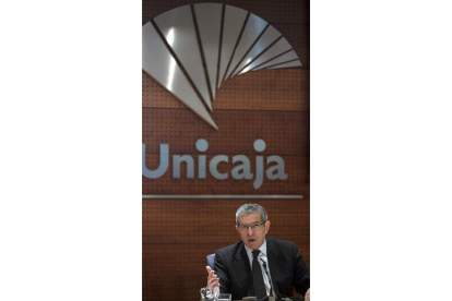 El presidente de Unicaja, Braulio Medel, en una imagen de archivo.