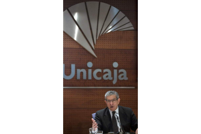 El presidente de Unicaja, Braulio Medel, en una imagen de archivo.
