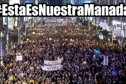 En Twitter, la etiqueta #EstaEsNuestraManada ha empezado a crecer con rapidez a las 8 de la mañana.